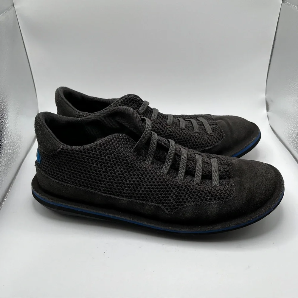 Camper Beetle Gray Textile and Nubuck Leather Ankle Boots for Men size 41 US 8